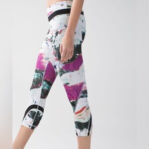 5/$20 Lululemon Run Inspire Crop Leggings Pigment Wave 4